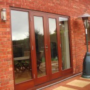 wooden timber framed french doors worcestershire